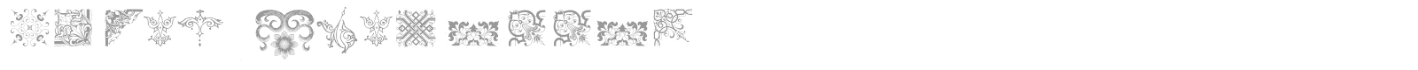 Rough Vignettes font preview
